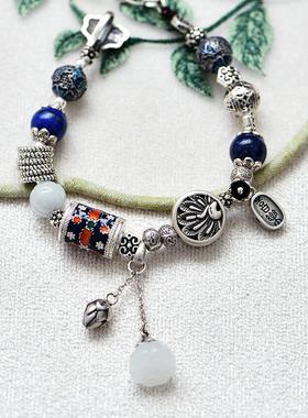 灵石创艺原创小众个性纯银手链