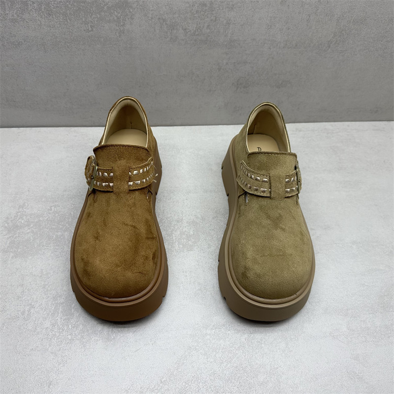 撤柜处理2026春季新款女鞋复古风一脚蹬懒人鞋圆头百搭厚底勃肯鞋,淘宝优惠券,粉丝福利购,淘宝优惠卷