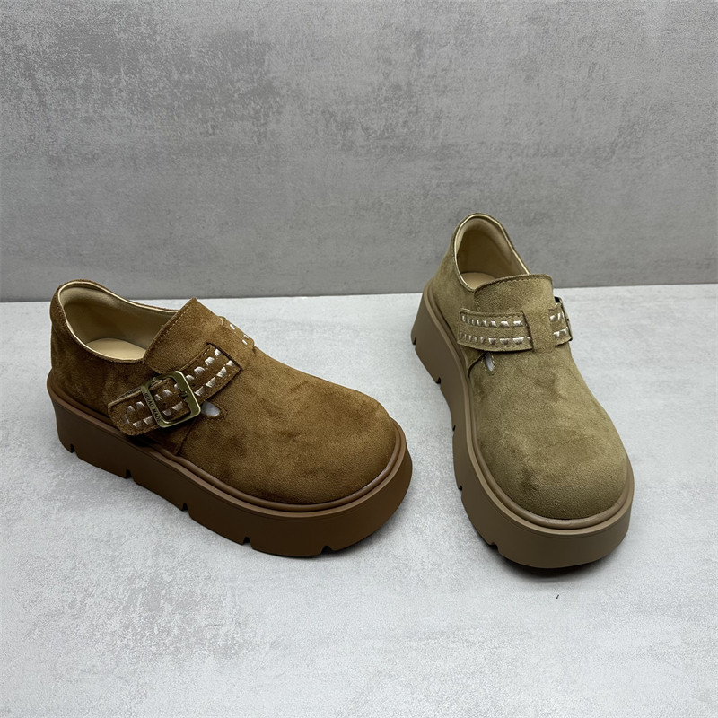 撤柜处理2026春季新款女鞋复古风一脚蹬懒人鞋圆头百搭厚底勃肯鞋,淘宝优惠券,粉丝福利购,淘宝优惠卷