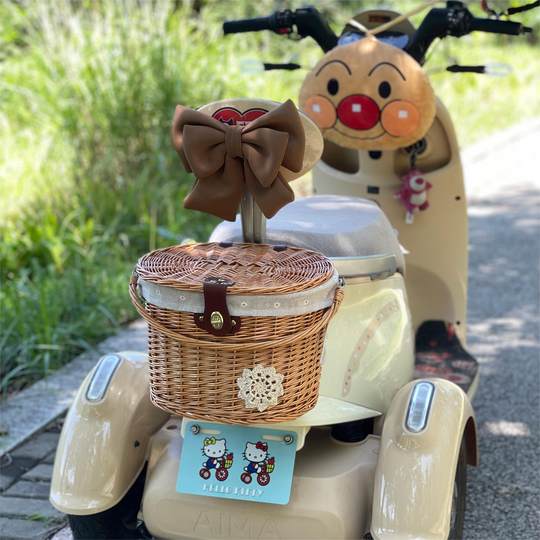 Задний багажник электромобиля Emma, корзина Ruoxi ручной работы