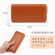 Japanese raw single oil wax cowhide long wallet