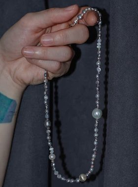 ZVT个性简约丁香花项链颈链小众设计气质项链轻奢饰品