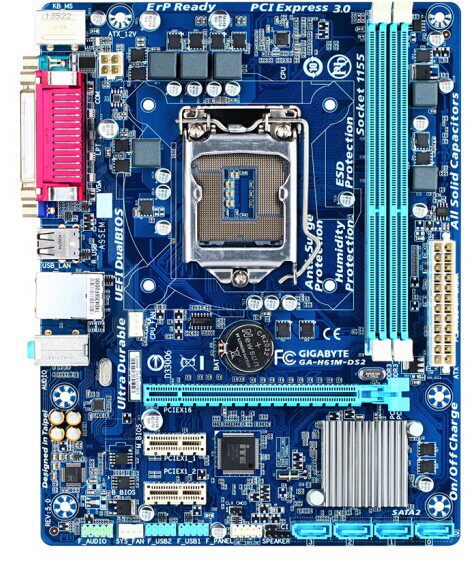 Gigabyte H61M-DS21155DDR3