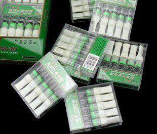雅爵JZIY爵之友 JY-007一次性抛弃型滤珠颗粒双重过滤烟嘴120支装 - 图0