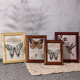 Retro photo frame setting solid wood modern empty frame photo