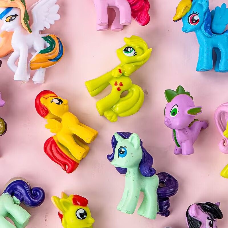 粉色小马宝莉蛋糕装饰摆件独角兽公主创意女孩公主生日烘焙配件,淘宝优惠券,粉丝福利购,淘宝优惠卷