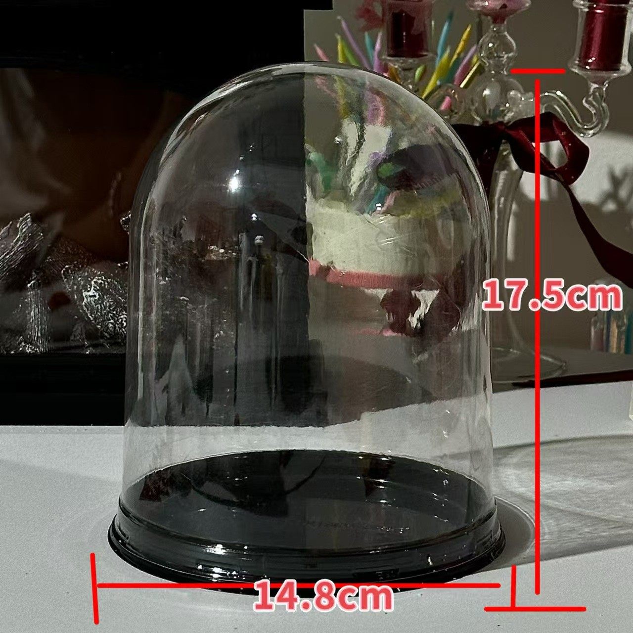 圣诞节蛋糕装饰4寸透明半圆蛋糕盒包装盒西点慕斯盒甜品台打包盒,淘宝优惠券,粉丝福利购,淘宝优惠卷