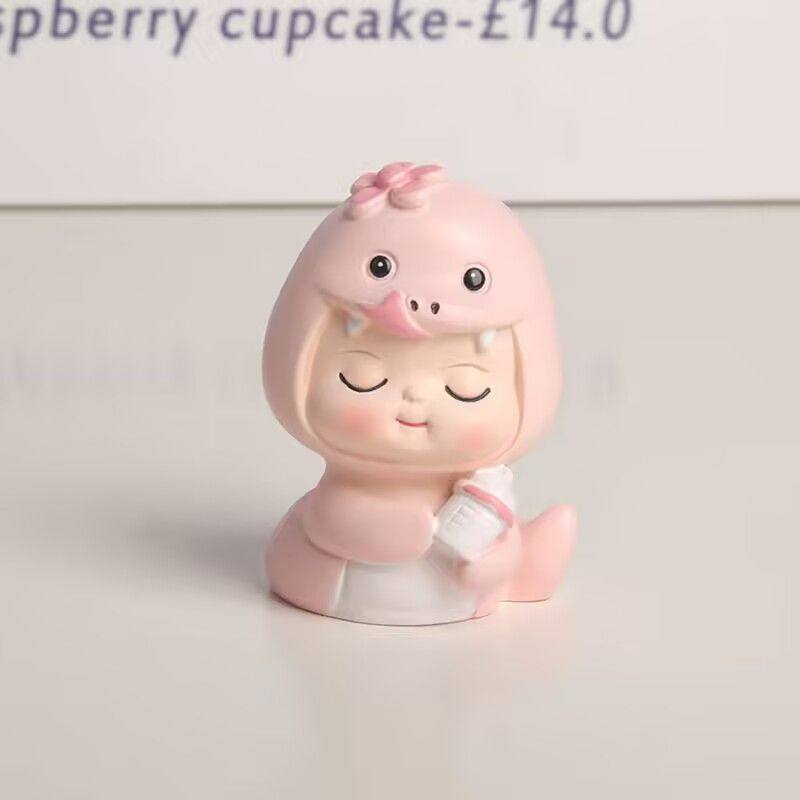 卡通可爱生肖蛇宝宝男孩女孩国潮蛇年宝礼物生日蛋糕甜品台摆件,淘宝优惠券,粉丝福利购,淘宝优惠卷