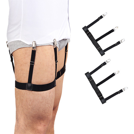 White-collar suits for men and women, universal anti-wrinkle garters