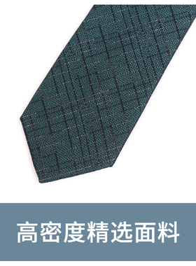 正装墨绿色时尚潮款领带