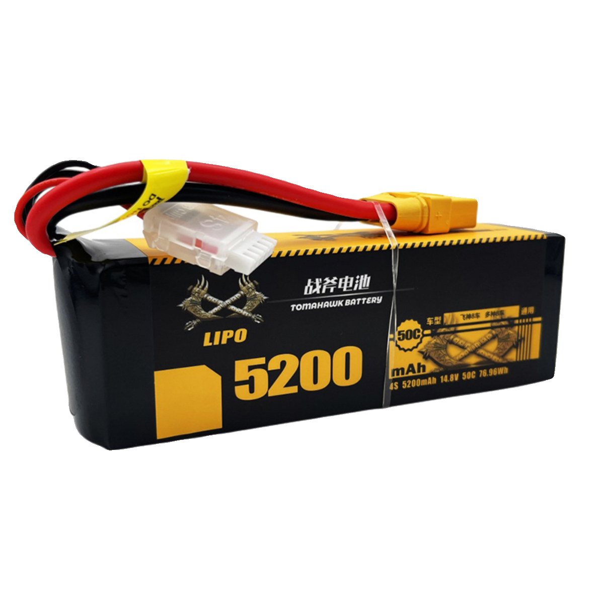 战斧4S 14.8V 5200mAh 50C平衡锂电池飞神坦克猎豹穿越者遥控车用 - 图3