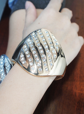 新款欧美时尚夸张合金手镯女