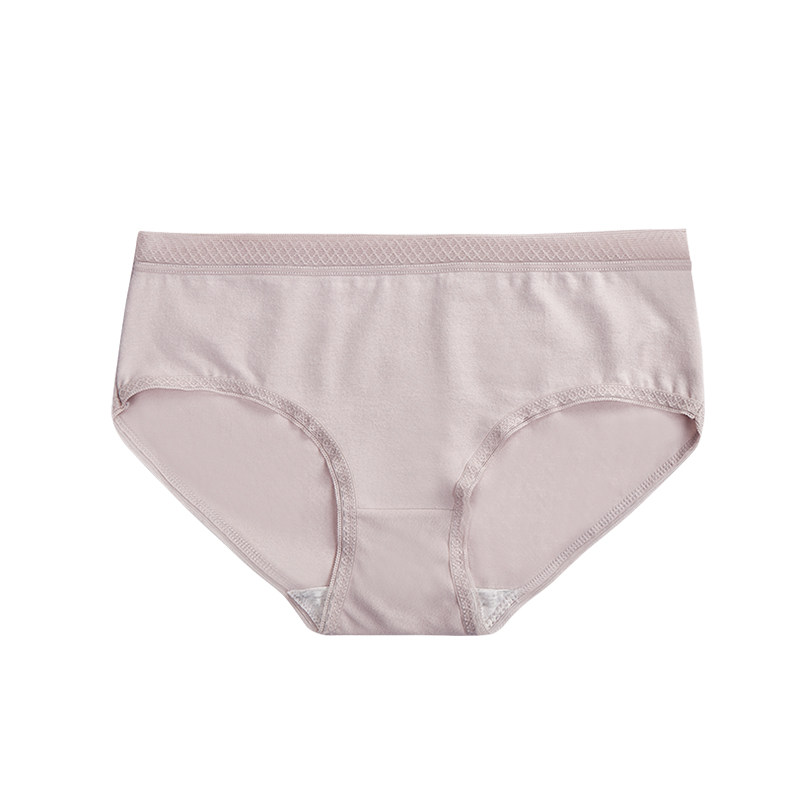 俞兆林女士有机棉抗菌柔软中三角裤 俞兆林兰芷内裤