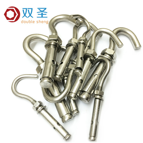 M6 M8 M10 M12不锈钢304膨胀钩 膨胀螺丝钩 带钩膨胀螺栓 - 图2