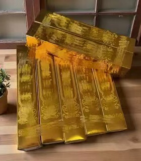 成品金条大号纸箱发货高亮加厚清明中元寒衣免折叠批发包邮送袋子