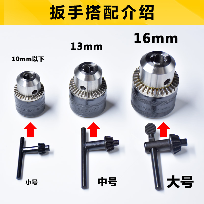 电锤转换夹头配件气动电钻头接头方柄圆柄六角柄电动扳手水钻接杆