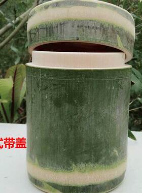 竹筒竹筒饭刻字餐具新鲜现做带盖