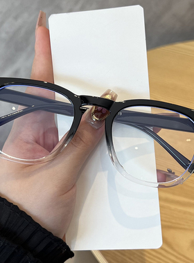 方形黑色眼镜框无镜片镜框