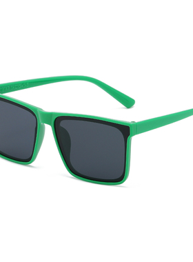 复古大黑色框方形显脸小太阳眼镜