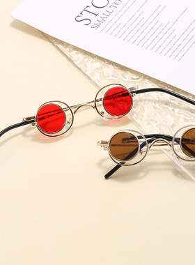 圆框小镜片太子镜伴郎眼镜男款