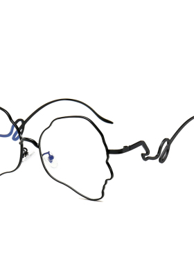 金奥防蓝光不规则复古男女通用