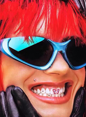 防晒墨镜欧美潮款男士骑行防风