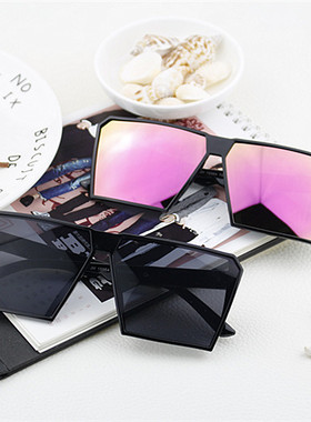 2025复古大框方形女士太阳镜圆脸墨镜男快手红人单博丽同款眼镜潮