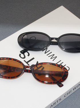 欧美辣妹复古豹纹太阳镜