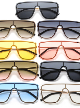 2022大框墨镜防晒方形欧美