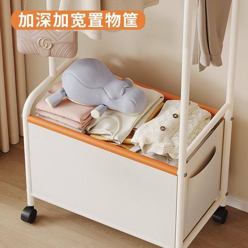 简易衣帽架落地立式出租屋临时可移动晾衣架衣服收纳架新款挂衣架 - 图2