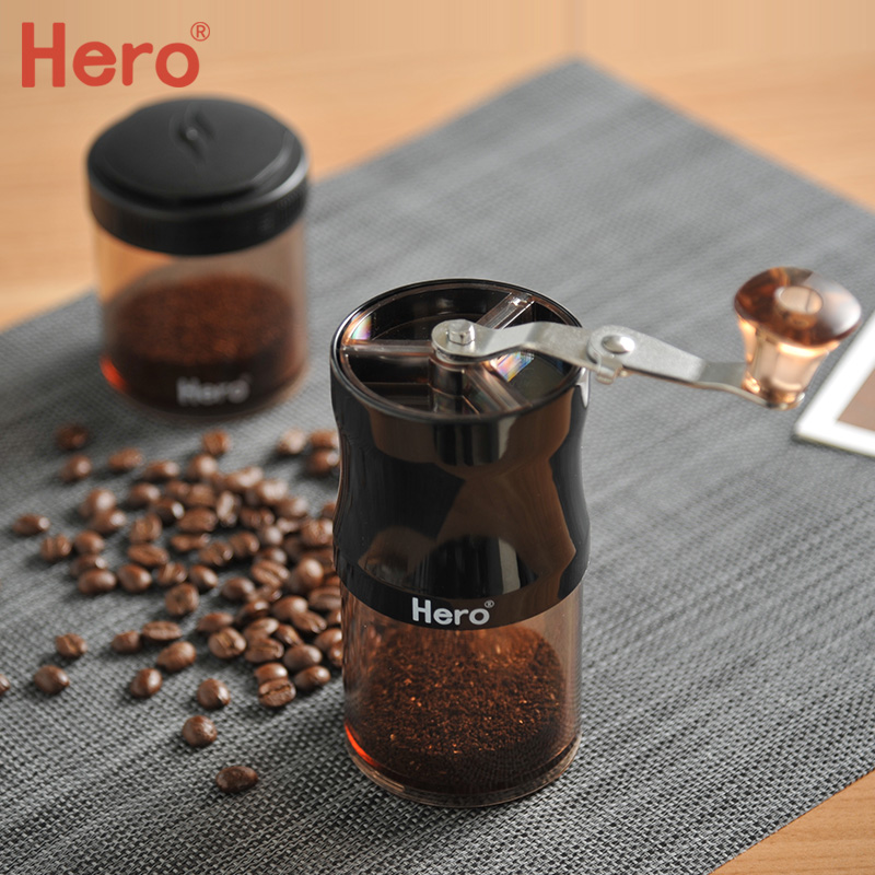 Hero磨豆機咖啡豆研磨機手搖磨粉機迷你便攜手動咖啡機家用粉碎機