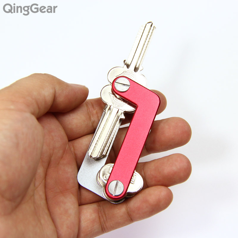 QingGear Okey多功能金属钥匙扣男女情侣钥匙夹Smart钥匙收纳器-图1