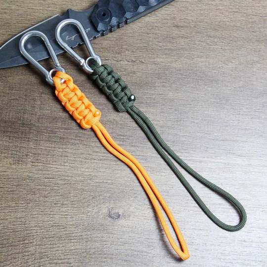 优质不锈钢挂扣伞绳挂绳刀具手电钥匙扣手绳钓鱼钳剪防丢手腕绳子