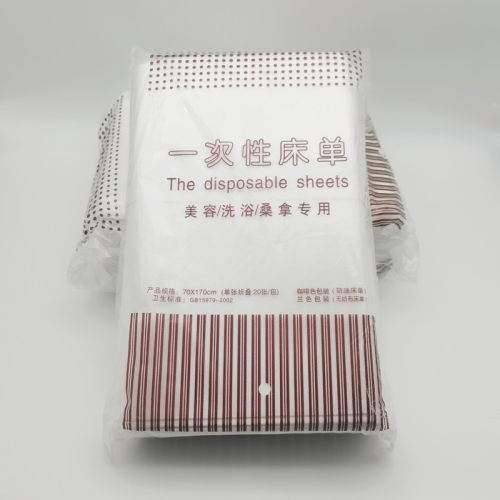 一次性防油床单美容床单SPA一次性淋膜布白色隔离床垫防水防油 - 图0