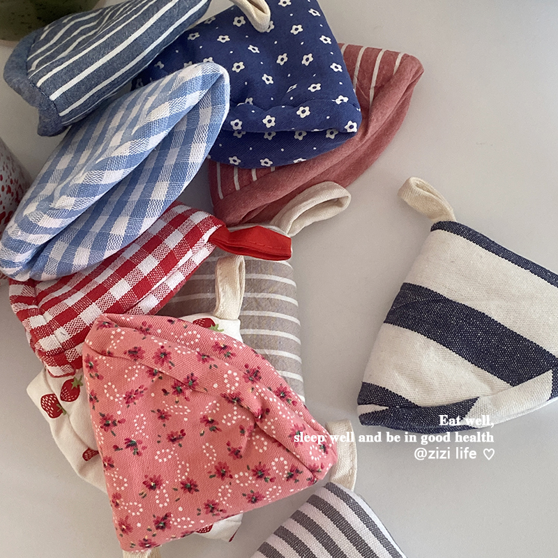 超可爱三角加厚隔热手套ins锅盖防烫帽锅把隔热棉,淘宝优惠券,粉丝福利购,淘宝优惠卷