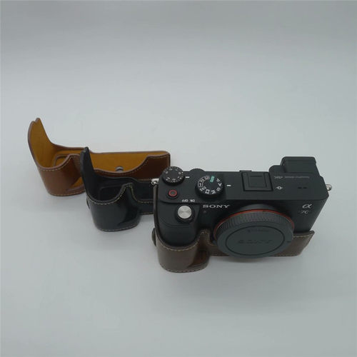 适用索尼 A7C A7II A7III A9 A74 RX1R RX1RII微单相机包皮套底座 - 图0