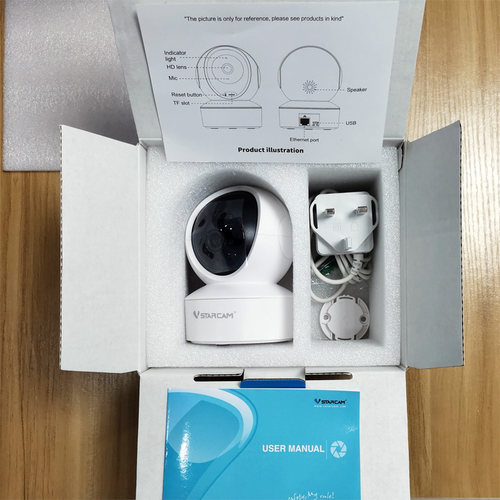 okam C49Q家用监控器5Gwifi摄像头4MP高清广角香港澳门ip cam境外 - 图2