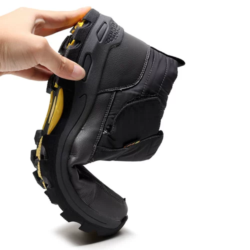 Зимние утепленные удерживающие тепло высокие сапоги, нескользящие слипоны