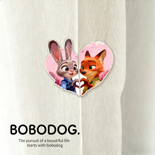 卡通窗帘防漏光神器强力磁吸扣飘窗门帘缝隙固定夹子磁铁闭合对扣 - 图0