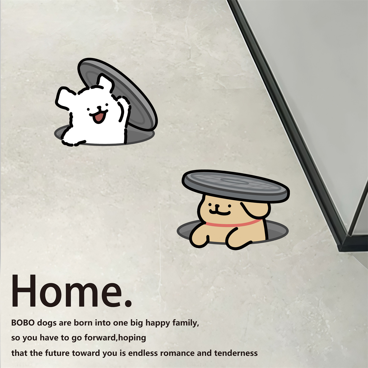 地贴纸自粘遮丑卡通防滑耐磨地板装饰画地面瓷砖破损补洞防水贴画,淘宝优惠券,粉丝福利购,淘宝优惠卷