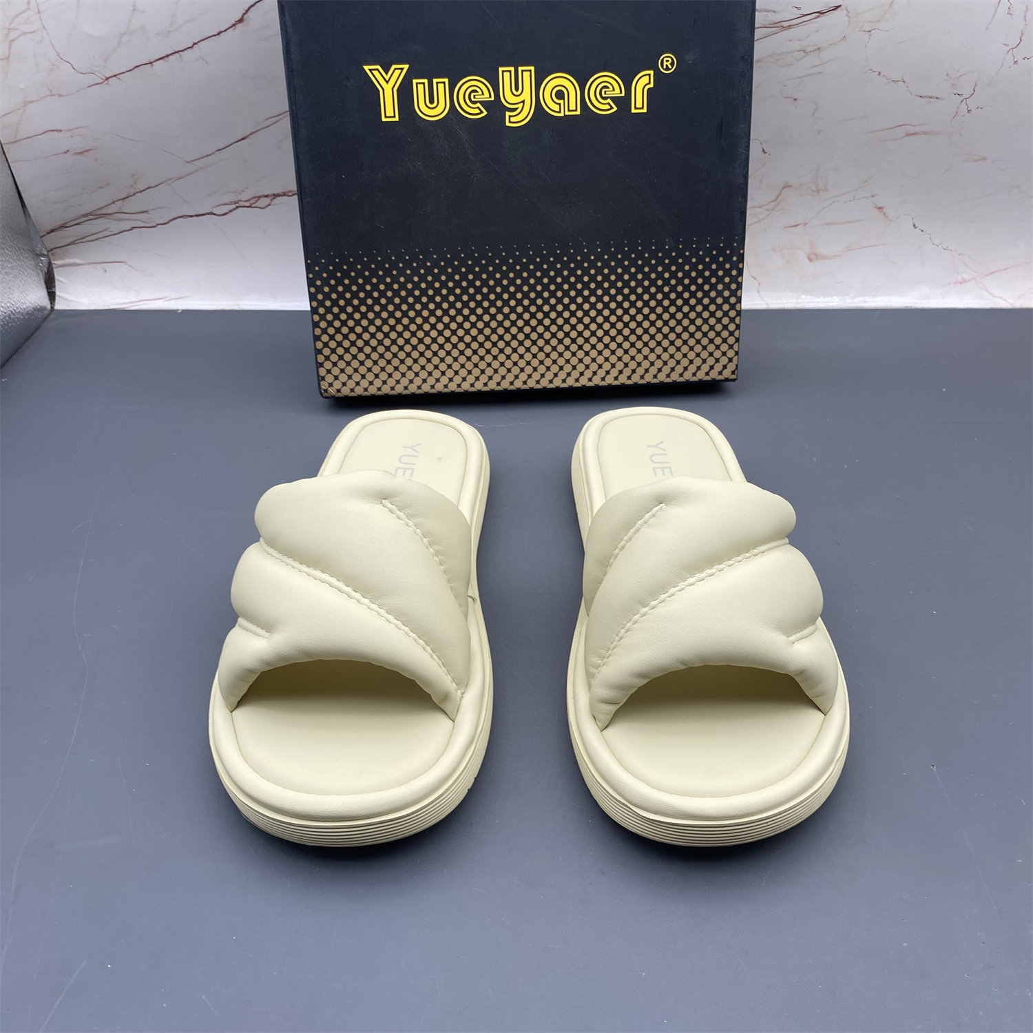 月芽儿品牌断码撤柜处理女鞋平底防滑露趾时尚气质柔软休闲凉拖鞋,淘宝优惠券,粉丝福利购,淘宝优惠卷