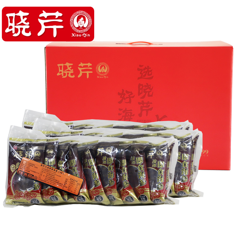 晓芹旗舰店晓芹海参 大连晓芹即食海参 冷冻即食海参1800克30只海参礼盒2