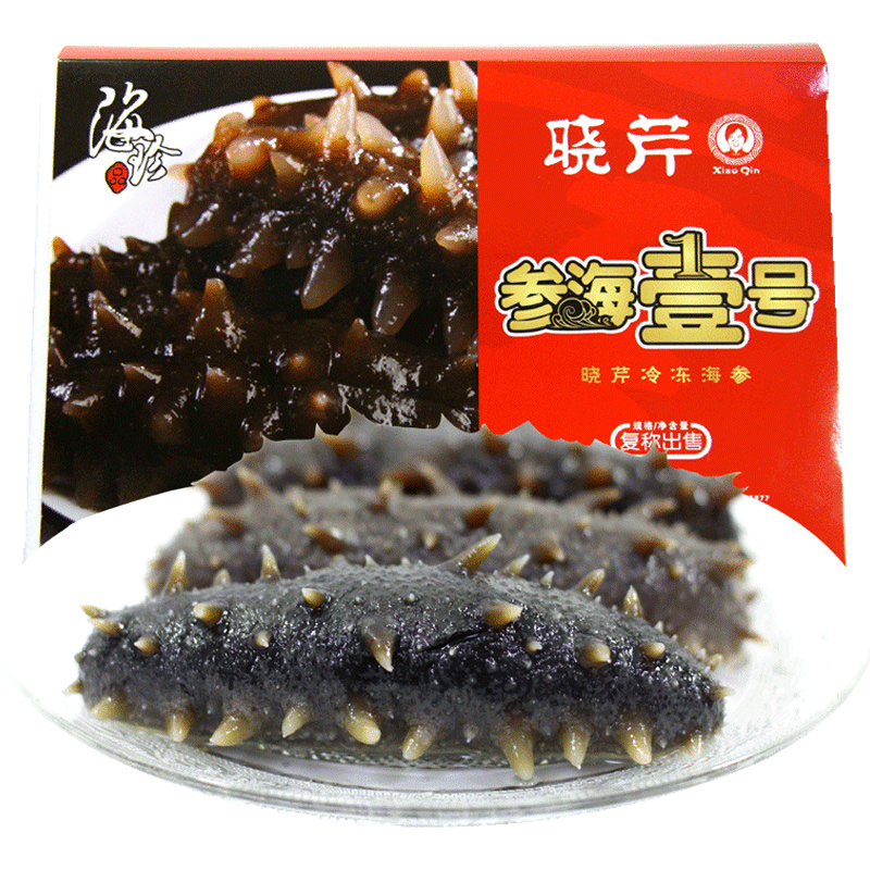 晓芹旗舰店参海壹号 晓芹 即食海参 冷冻海参3斤 大连海刺参  参龄长个头大3
