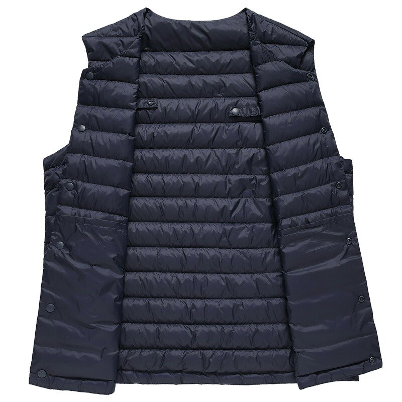 鸭鸭男士短款轻薄款马夹新款羽绒服 鸭鸭背心/马甲