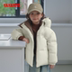 Duck children's clothing down jacket short hooded boys and girls