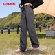 YaYa high waist thickened goose down workwear down pants