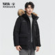 Duck big fur collar down jacket warm jacket