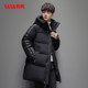 Duck Down Jacket Men's Hooded Mid-length Jacket