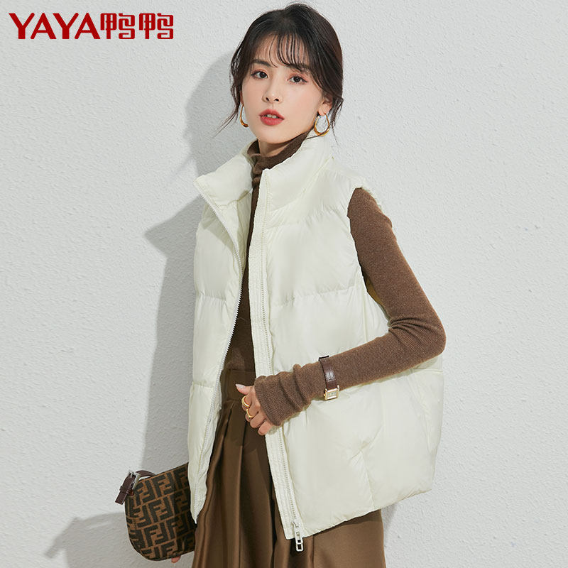 鸭鸭立领马甲背心 鸭鸭马夹