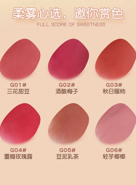 GOGO TALES戈戈舞小胖丁水雾唇釉哑光口红唇彩水感轻雾面学生款